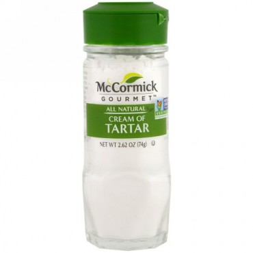 McCormick Gourmet, All Natural, Cream of Tartar, 2.6 oz (74 g) (Discontinued Item)