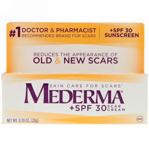 Mederma, スカークリーム、+SPF 30、0.70オンス (20 g)