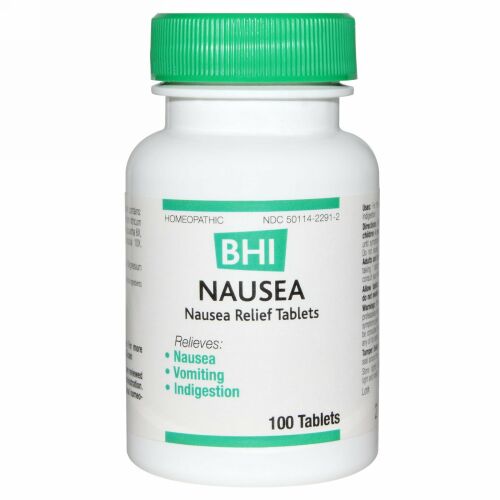 MediNatura, BHI、吐き気、100 錠