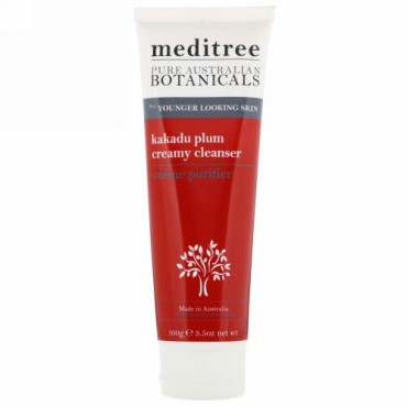 Meditree, Pure Australian Botanicals、カカドゥプラムクリーミークレンザー、より若く見える肌に、3.5 oz (100 g) (Discontinued Item)
