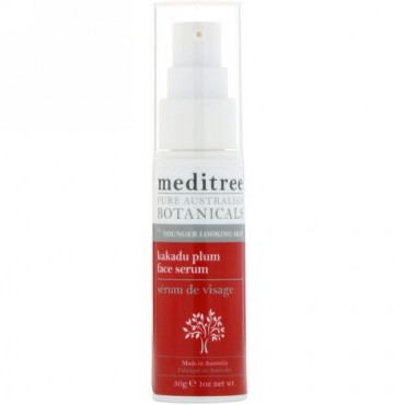 Meditree, ピュアオーストラリアン・ボタニカル、カカドゥプラム・顔用セラム、若々しい肌に、1 oz (30 g)