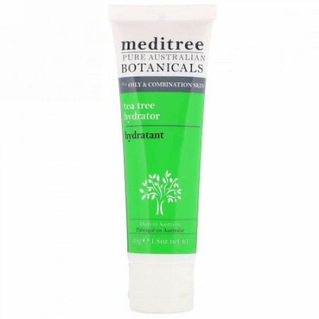 Meditree, ピュアオーストラリアン・ボタニカル、ティーツリーハイドレーター、オイリー・混合肌用、1.8 oz (50 g)
