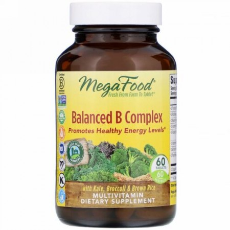 MegaFood, バランスト B複合体, 60 錠