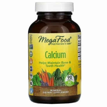 MegaFood, カルシウム、90粒
