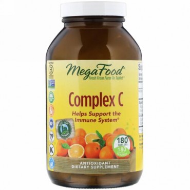 MegaFood, コンプレックス C, 180 錠