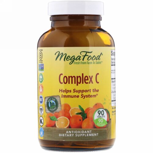 MegaFood, コンプレックス C, 90 錠