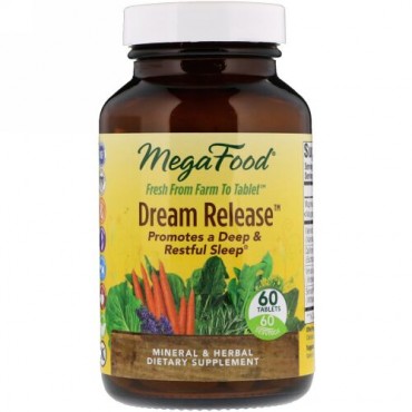 MegaFood, Dream Release、タブレット60 錠 (Discontinued Item)