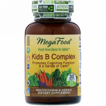 MegaFood, Kids Bコンプレックス、30タブレット