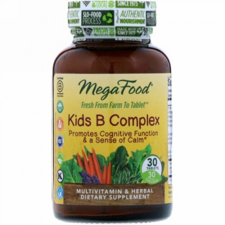 MegaFood, Kids Bコンプレックス、30タブレット