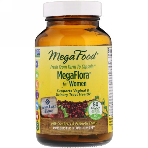 MegaFood, 女性のためのメガフローラ（MegaFlora）, 60カプセル (Discontinued Item)