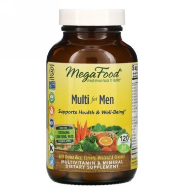MegaFood, 男性用マルチ、120粒