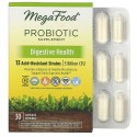 MegaFood, プロバイオティクスサプリメント、消化の健康、30カプセル