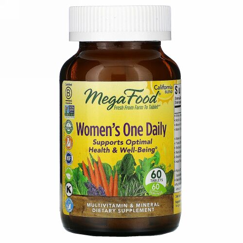 MegaFood, 女性用ワンデイリー、60粒