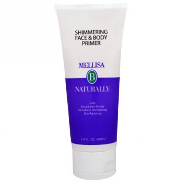 Mellisa B. Naturally, シマーリング・フェイス＆ボディー・プライマー、3 液体 オンス（88 ml） (Discontinued Item)