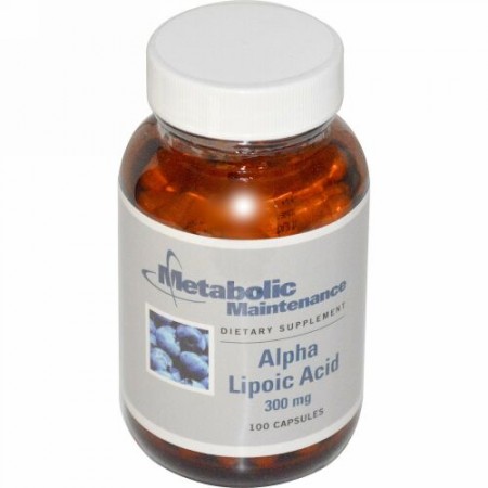 Metabolic Maintenance, アルファリポ酸、 300 mg、 100カプセル (Discontinued Item)