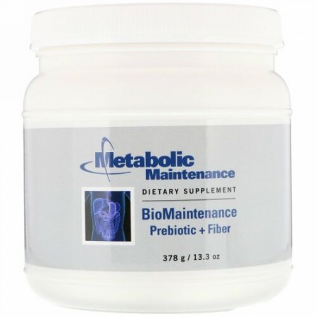 Metabolic Maintenance, BioMaintenance、プレバイオテック + ファイバー、13.3オンス (378 g)