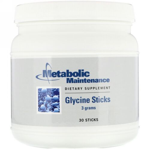 Metabolic Maintenance, グリシンスティック、30本、各3 g (Discontinued Item)