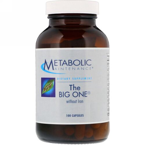 Metabolic Maintenance, 鉄分を含まないビッグワン、100粒