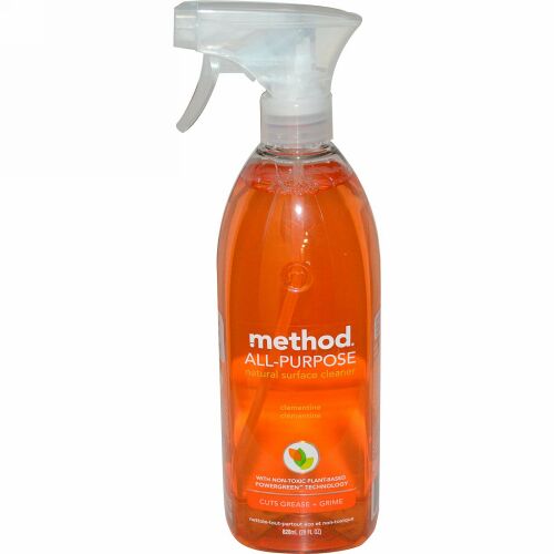 Method, 万能ナチュラルサーフェスクリーナー, クレメンタイン, 28 液量オンス (828 ml) (Discontinued Item)