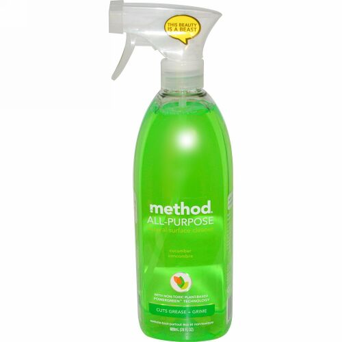 Method, 万能拭き掃除用洗剤、 キュウリ、 28液量オンス (828 ml) (Discontinued Item)