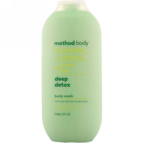 Method, ボディ、ボディウォッシュ、ディープデトックス、18 fl oz (532 ml) (Discontinued Item)
