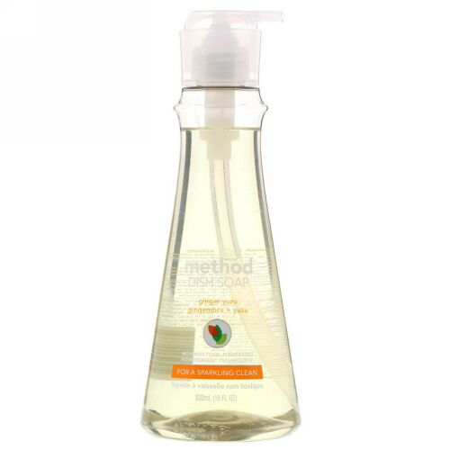 Method, メソッド, Dish Soap, Ginger Yuzu, 18 fl oz (532 ml) (Discontinued Item)