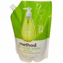 Method, ジェルハンドウォッシュ詰替え用, 緑茶＋アロエ, 34液量オンス (1 L) (Discontinued Item)