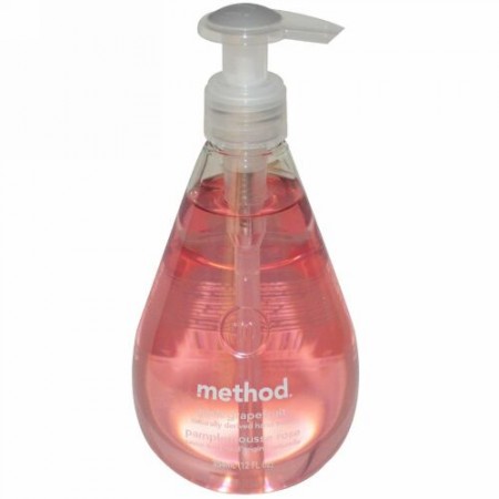 Method, ハンドウォッシュ、ピンクグレープフルーツ、12 fl oz (354 ml) (Discontinued Item)