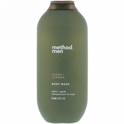 Method, メンズ、ボディウォッシュ、シーダー+サイプレス、18 fl oz (532 ml) (Discontinued Item)