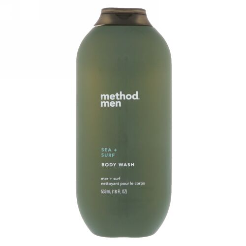 Method, メンズ、ボディウォッシュ、シー+サーフ、18 fl oz (532 ml) (Discontinued Item)
