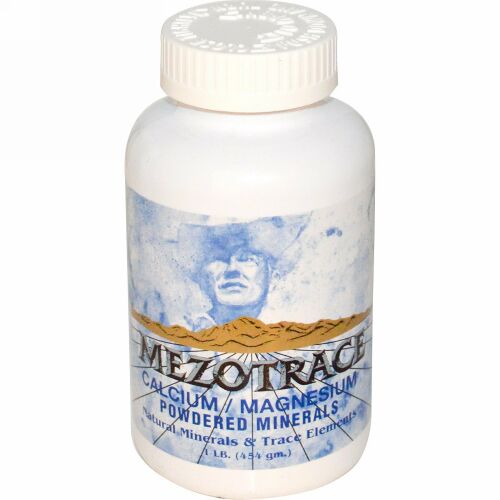 Mezotrace, カルシウム / マグネシウム、パウダーミネラル、1 ポンド (454 g) (Discontinued Item)