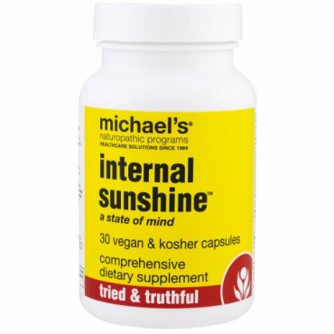 Michael's Naturopathic, インターナルサンシャイン、30野菜カプセル (Discontinued Item)