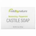 Mild By Nature, カスティール石鹸、ペパーミント、141g（5オンス）