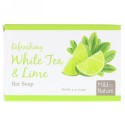 Mild By Nature, リフレッシングバーソープ、ホワイトティー & ライム、5オンス (141 g) (Discontinued Item)