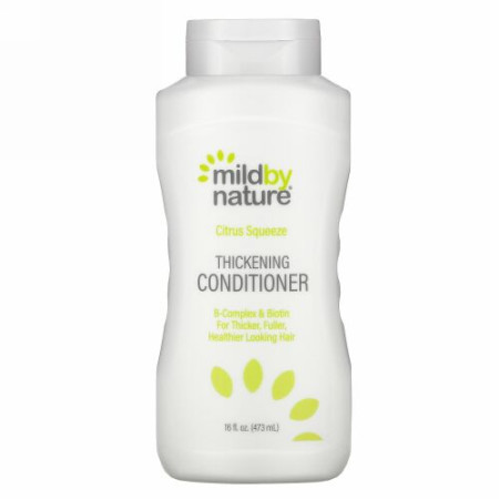 Mild By Nature, シックニングコンディショナー、ビタミンB複合体＆ビオチン、シトラススクイーズ、473ml（16液量オンス）