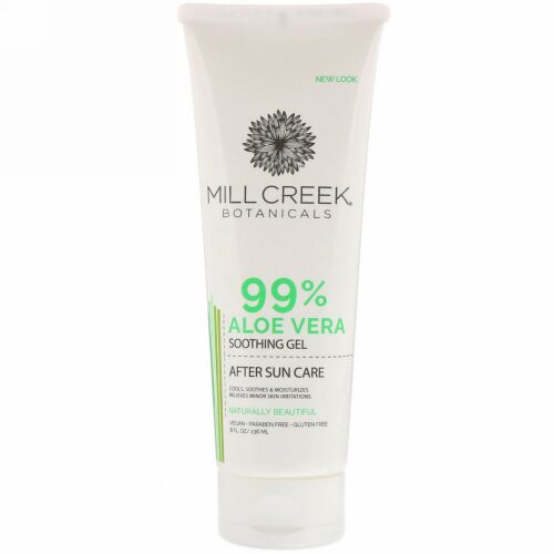 Mill Creek Botanicals, 99％アロエベラスージングジェル、236ml（8液量オンス）