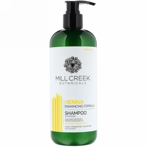 Mill Creek Botanicals, Henna Shampoo, Enhancing Formula, 14 fl oz (414 ml) (Discontinued Item)
