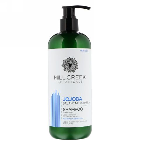 Mill Creek Botanicals, ホホバ シャンプー、バランシング･フォーミュラ、14 fl oz (414 ml)