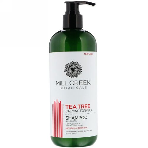 Mill Creek Botanicals, Tea Tree Shampoo, Calming Formula, 14 fl oz (414 ml) (Discontinued Item)