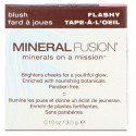 Mineral Fusion, ブラッシュ, フラッシー, 0.10 oz (3.0 g) (Discontinued Item)