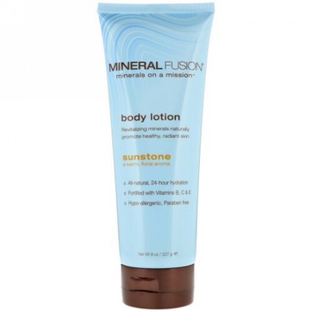 Mineral Fusion, Body Lotion, Sunstone, 8 oz (227 g) (Discontinued Item)