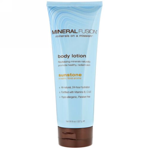 Mineral Fusion, Body Lotion, Sunstone, 8 oz (227 g) (Discontinued Item)