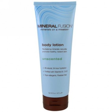 Mineral Fusion, ボディローション、無香料、8 oz (227 g) (Discontinued Item)