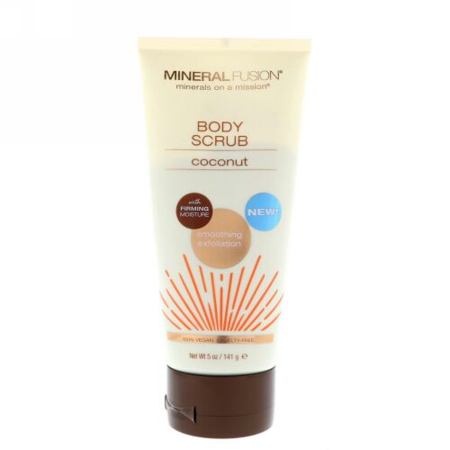 Mineral Fusion, ボディー スクラブ、ココナッツ、5 oz (141 g) (Discontinued Item)