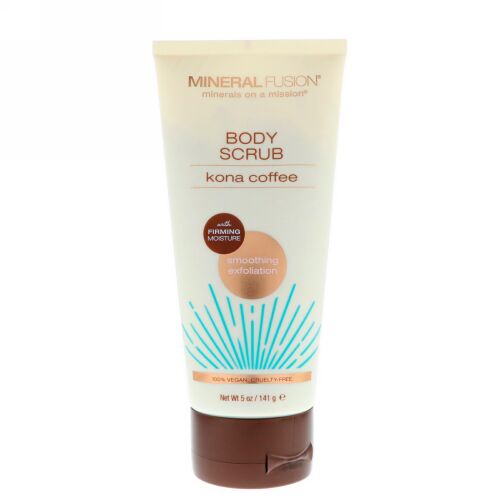 Mineral Fusion, ボディー スクラブ、コナ コーヒー、5 oz (141 g) (Discontinued Item)