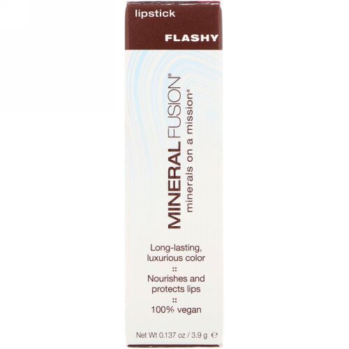 Mineral Fusion, Lip Stick, Flashy, 0.137 oz (3.9 g) (Discontinued Item)
