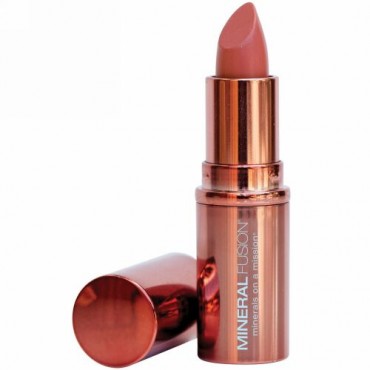 Mineral Fusion, リップスティック、 ピオニー、 0.137 oz (3.9 g) (Discontinued Item)