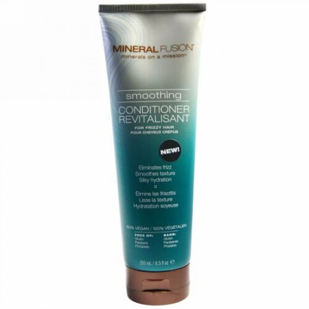 Mineral Fusion, スムージングコンディショナー、 縮毛用、 8.5 fl oz (250 ml) (Discontinued Item)