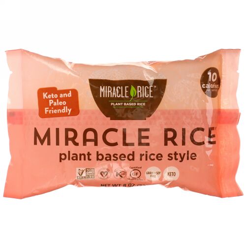 Miracle Noodle, ミラクルライス、8 oz (227 g)