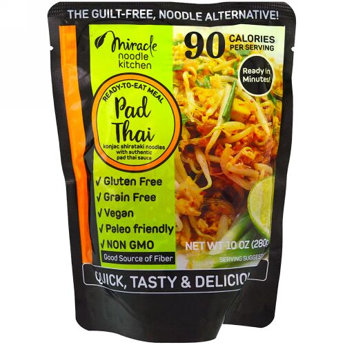Miracle Noodle, 即席ミール、パッド・タイ、10 oz (280 g)